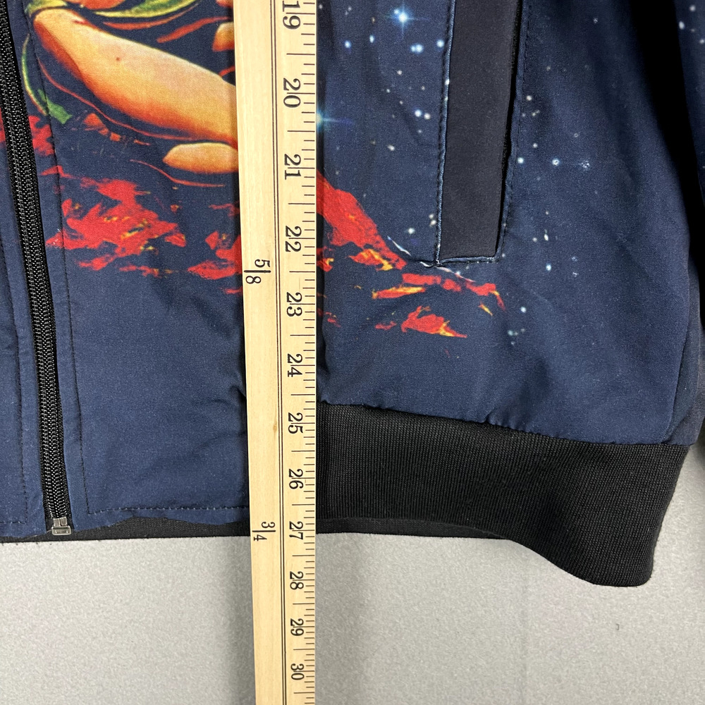 Unbranded Trippie Redd Sword Stone Bomber Jacket Mens Medium Full Zip Hip Hop - Picture 9 of 14